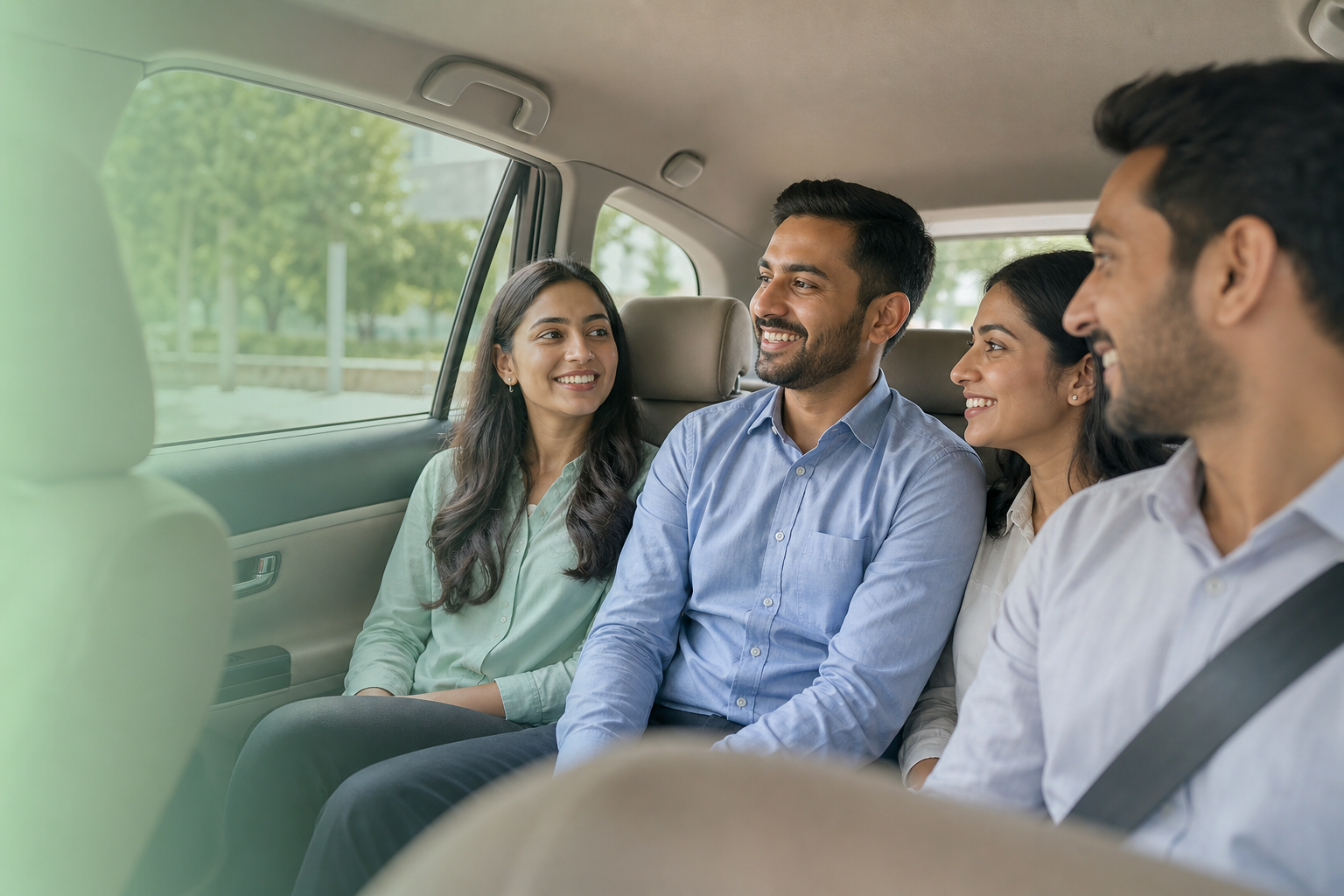 Verified professionals sharing a comfortable daily commute together